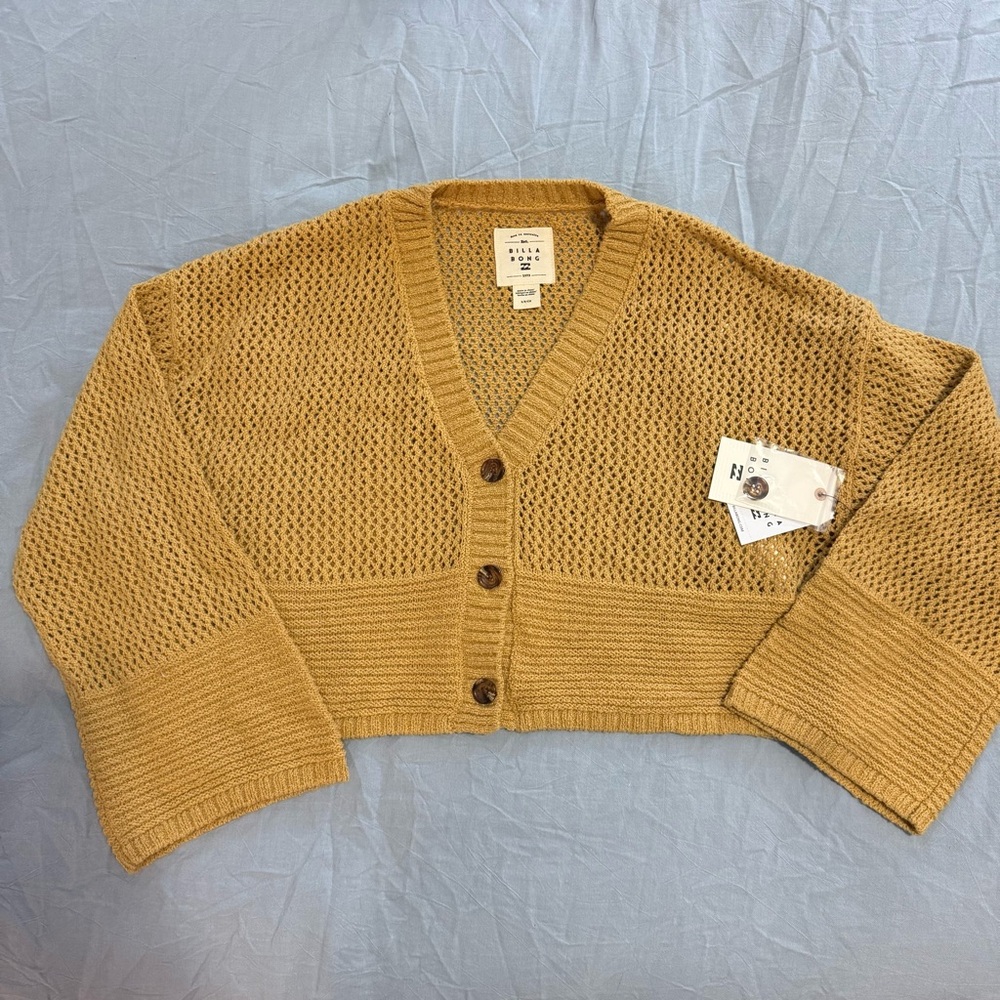 Billabong Tavi Cardigan in Hemp | Sweater | Beachwear 🐝 please read description